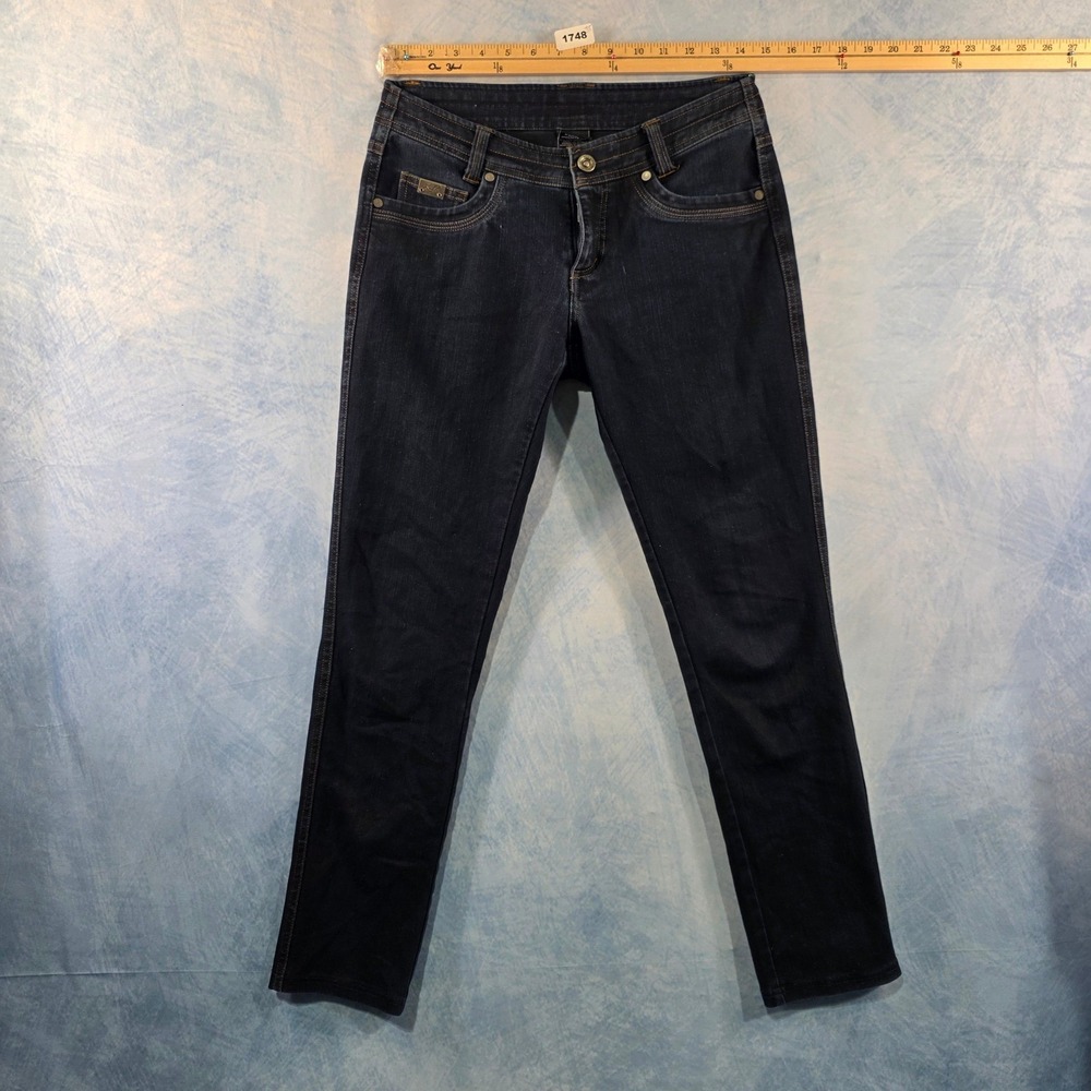 Kuhl Women‎ 4 Reg Dark Indigo Blue Straight Leg Denim Jeans Outdoor Casual